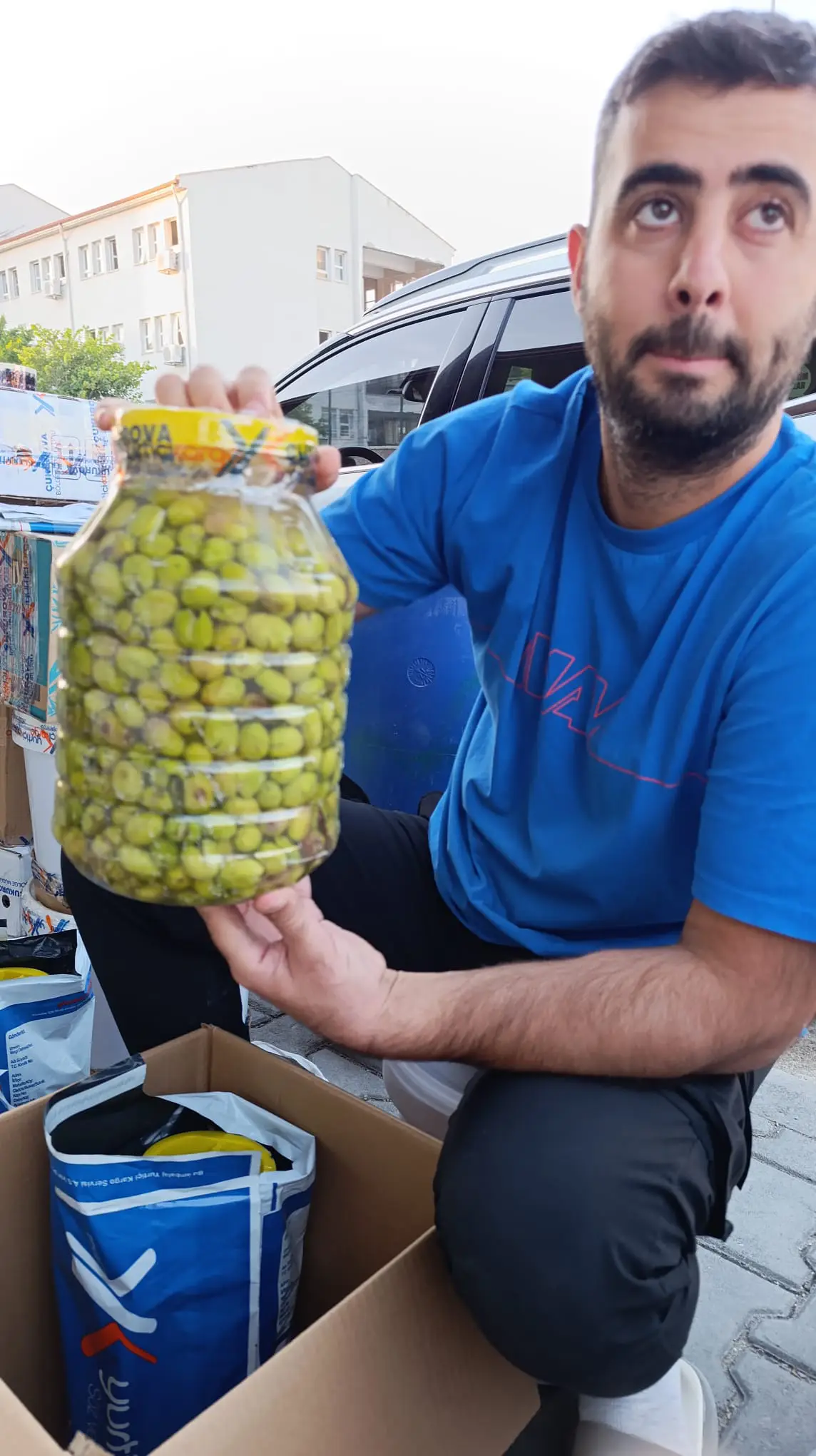 5lik Bidon İri Boy Yesil Zeytin