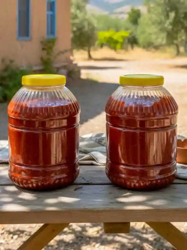 5kg domates salcası + 5kg biber salcası
